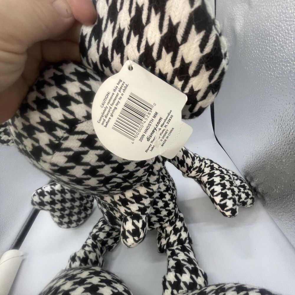 25" Houndstooth Mickey Mouse Disneyland Walt Disney World Authentic w/org tags - Picture 9 of 12
